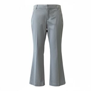 Calvin Klein Blue Gray and White Striped Trousers